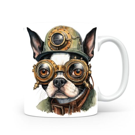 31-Suffix-ED-MD-SMP-S09-06 Boston Terrier 01 - Mug