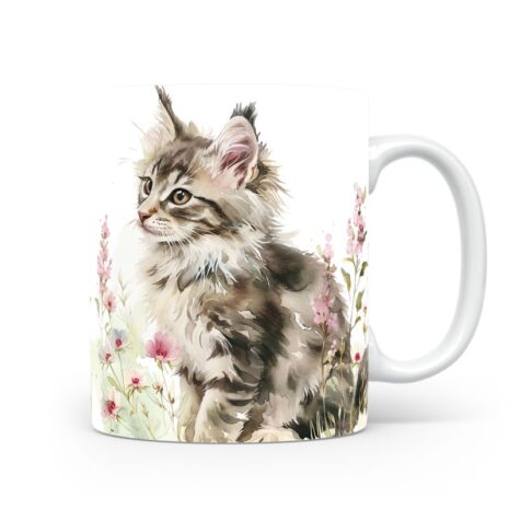 37-Suffix-ED-MD-CWAF-S11-07 Norwegian Forest Cat 01 - Mug