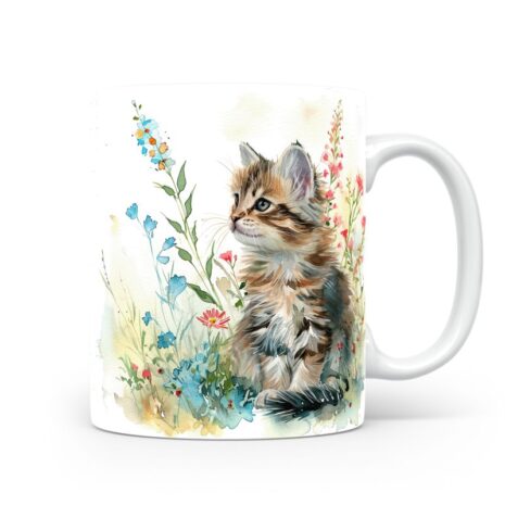 40-Suffix-ED-MD-CWAF-S11-07 Norwegian Forest Cat 04 - Mug