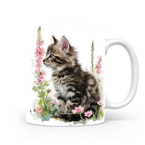 41-Suffix-ED-MD-CWAF-S11-07 Norwegian Forest Cat 05 - Mug