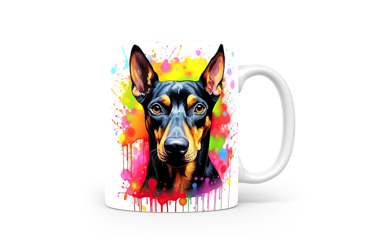 Mok Met Dobermann Pinscher Mok met Dobermann Pinscher
