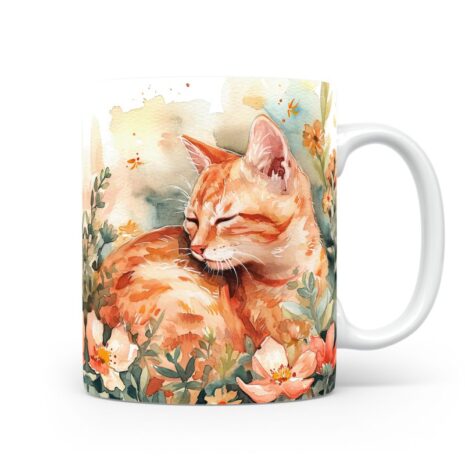 48-Suffix-ED-MD-CWAF-S11-08 Orange Cat 06 - Mug