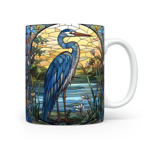 50-Suffix-ED-MD-SDGS-S12-09 Great Blue Heron 02 - Mug