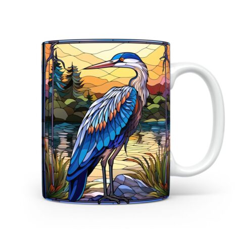 51-Suffix-ED-MD-SDGS-S12-09 Great Blue Heron 03 - Mug