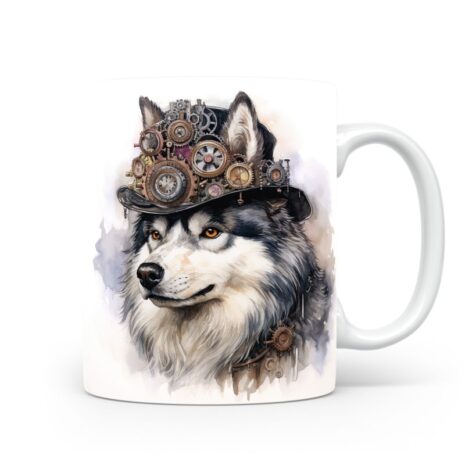 6-Suffix-ED-MD-SMP-S09-01 Alaskan Malamute 06 - Mug