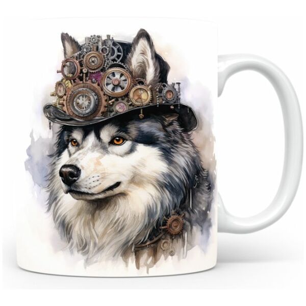 6-Suffix-ED-MD-SMP-S09-01 Alaskan Malamute 06 - Mug