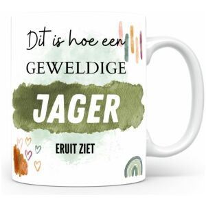 Mok bedrukken met beroep Jager