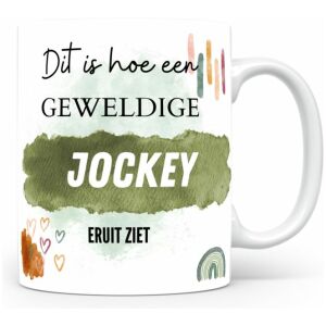 Mok bedrukken met beroep Jockey