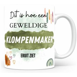 Mok bedrukken met beroep Klompenmaker