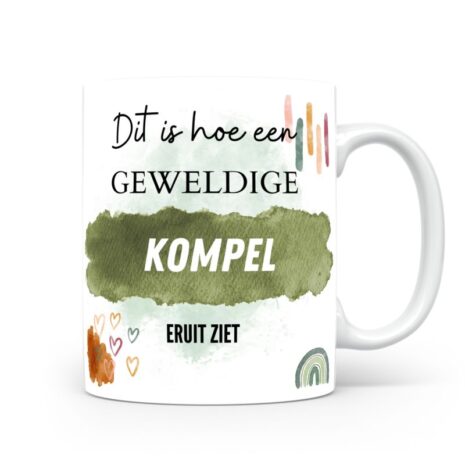 Mok bedrukken met beroep Kompel