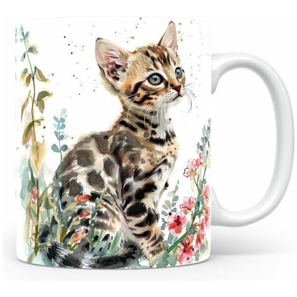 7-Suffix-ED-MD-CWAF-S11-02 Bengal Cat 01 - Mug