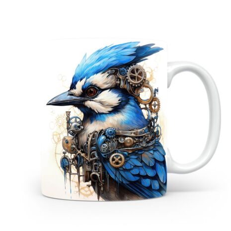 7-Suffix-ED-MD-SMP-S01-02 Blue Jay 01 - Mug