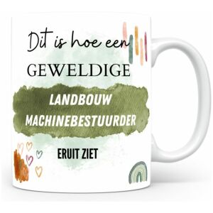 Mok bedrukken met beroep Landbouwmachinebestuurder