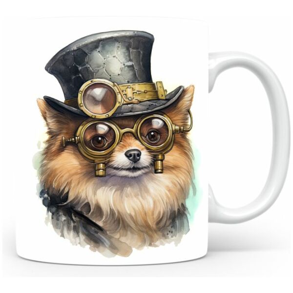 73-Suffix-ED-MD-SMP-S08-13 Pomeranian 01 - Mug