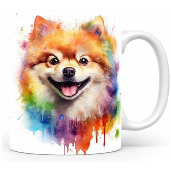 73-Suffix-ED-MD-SRB-S08-13 Pomeranian 01 - Mug