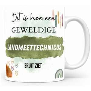 Mok bedrukken met beroep Landmeettechnicus