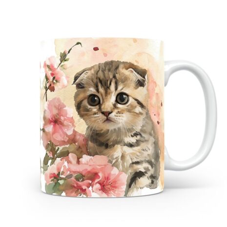 74-Suffix-ED-MD-CWAF-S11-13 Scottish Fold Cat 02 - Mug