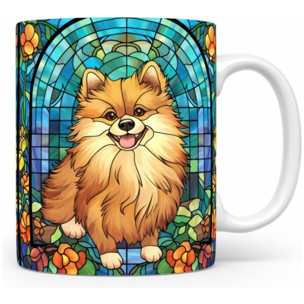 74-Suffix-ED-MD-SDGS-S01-13 Pomeranian 02 - Mug