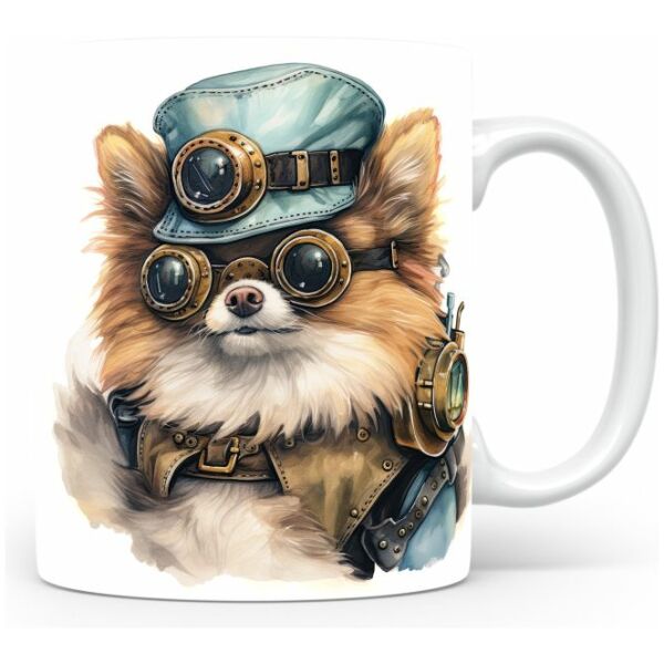 74-Suffix-ED-MD-SMP-S08-13 Pomeranian 02 - Mug