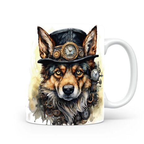 74-Suffix-ED-MD-SMP-S09-13 German Shepherd 02 - Mug