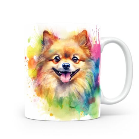 74-Suffix-ED-MD-SRB-S08-13 Pomeranian 02 - Mug