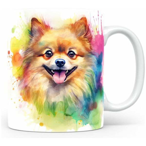 74-Suffix-ED-MD-SRB-S08-13 Pomeranian 02 - Mug