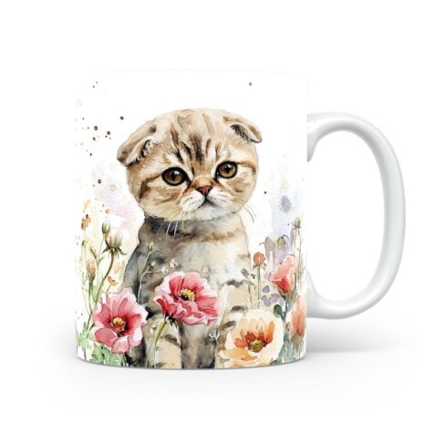 75-Suffix-ED-MD-CWAF-S11-13 Scottish Fold Cat 03 - Mug