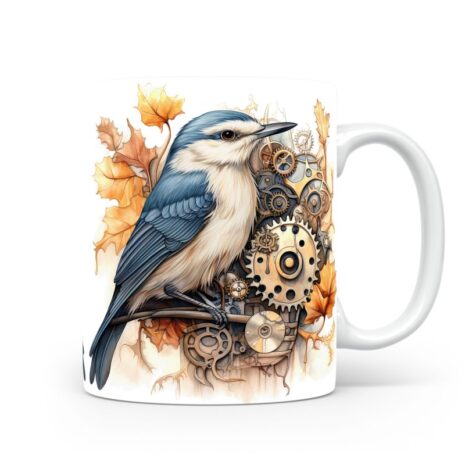 75-Suffix-ED-MD-SMP-S01-13 Nuthatch 03 - Mug