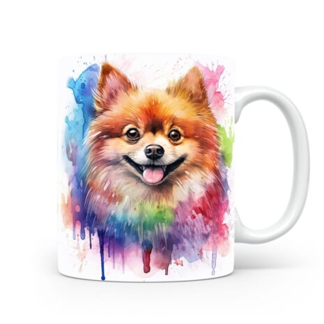 75-Suffix-ED-MD-SRB-S08-13 Pomeranian 03 - Mug