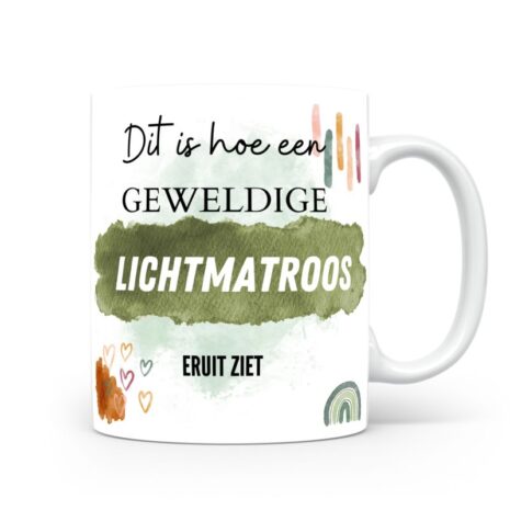 Mok bedrukken met beroep Lichtmatroos