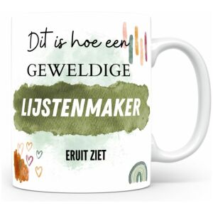 Mok bedrukken met beroep Lijstenmaker