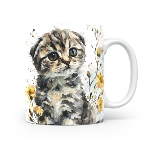 76-Suffix-ED-MD-CWAF-S11-13 Scottish Fold Cat 04 - Mug