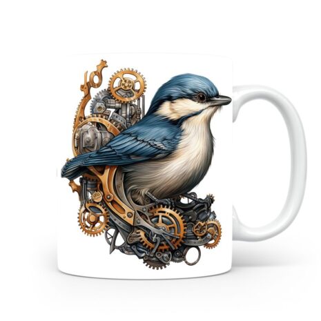 76-Suffix-ED-MD-SMP-S01-13 Nuthatch 04 - Mug