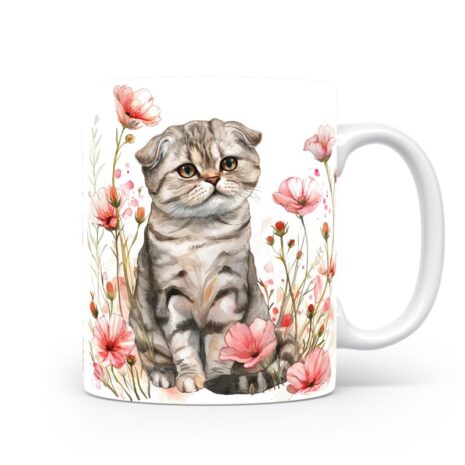 78-Suffix-ED-MD-CWAF-S11-13 Scottish Fold Cat 06 - Mug