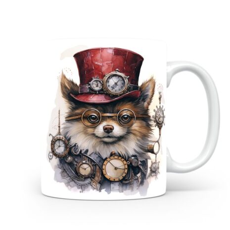 78-Suffix-ED-MD-SMP-S08-13 Pomeranian 06 - Mug