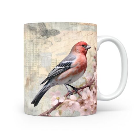 79-Suffix-ED-MD-VTD-S01-14 Pine Grosbeak 01 - Mug