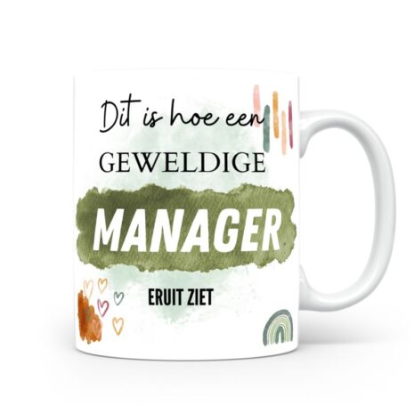 Mok bedrukken met beroep Manager