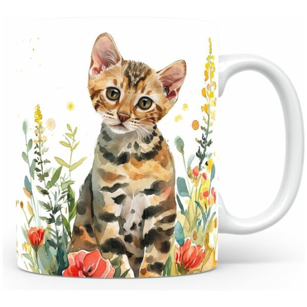 8-Suffix-ED-MD-CWAF-S11-02 Bengal Cat 02 - Mug