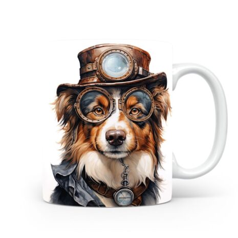 8-Suffix-ED-MD-SMP-S09-02 Australian Shepherd 02 - Mug