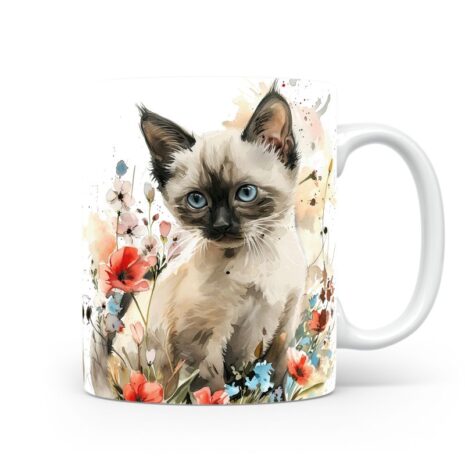 80-Suffix-ED-MD-CWAF-S11-14 Siamese Cat 02 - Mug