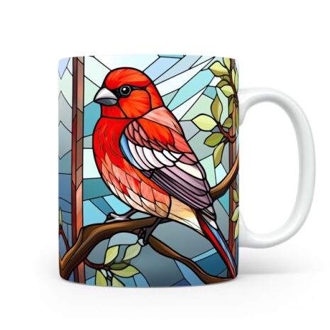 80-Suffix-ED-MD-SDGS-S12-14 Pine Grosbeak 02 - Mug