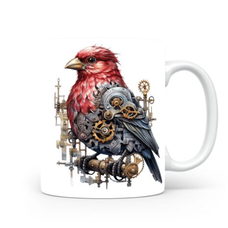 80-Suffix-ED-MD-SMP-S01-14 Pine Grosbeak 02 - Mug