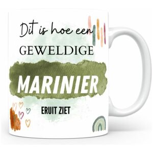 Mok bedrukken met beroep Marinier