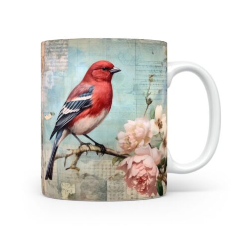 81-Suffix-ED-MD-VTD-S01-14 Pine Grosbeak 03 - Mug