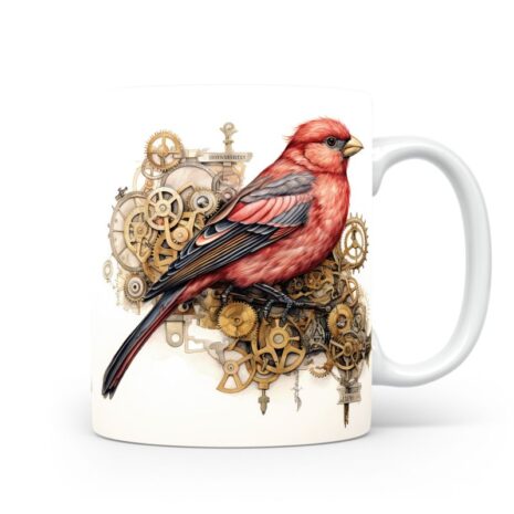 82-Suffix-ED-MD-SMP-S01-14 Pine Grosbeak 04 - Mug