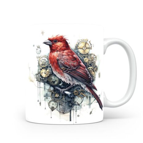 83-Suffix-ED-MD-SMP-S01-14 Pine Grosbeak 05 - Mug