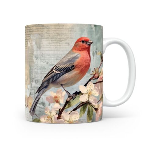 83-Suffix-ED-MD-VTD-S01-14 Pine Grosbeak 05 - Mug