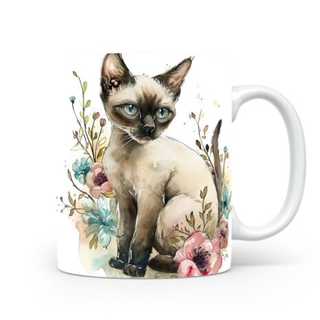 84-Suffix-ED-MD-CWAF-S11-14 Siamese Cat 06 - Mug