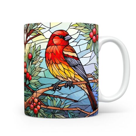 84-Suffix-ED-MD-SDGS-S12-14 Pine Grosbeak 06 - Mug