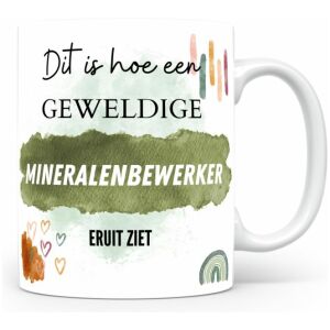 Mok bedrukken met beroep Mineralenbewerker